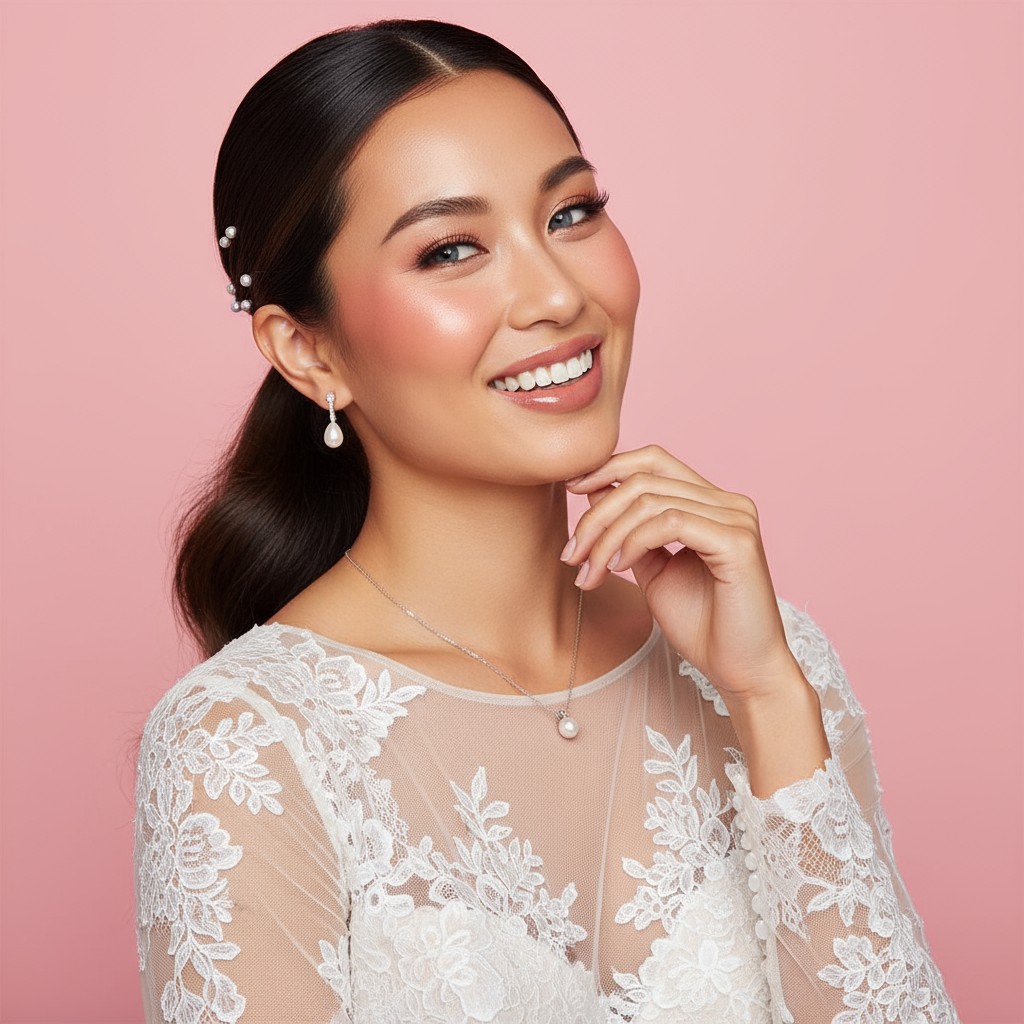 Sleek Ponytail Wedding Ideas